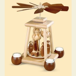1 -  st�ckige moderne S�ulenpyramide  -  34cm