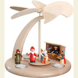 1  -  st�ckige Pyramide  -  Weihnachtsmarkt  -  Teelichter  -  25cm
