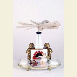 1 - tier pyramid  -  Christmas Room natural colors  -  19,5cm / 8 inches