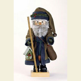Nutcracker Santa Claus olive green - 46,5cm / 18 inches