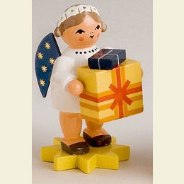 Angel with Gift  -  5cm / 2 inches