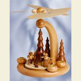 1 - tier Pyramid  -  In the Forest  -  30cm / 12 inch