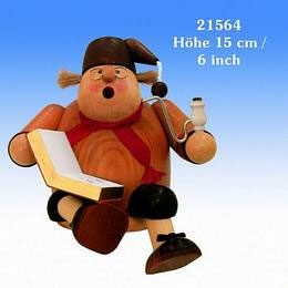 R�ucherm�nnchen Kantenhocker - Geschichtenerz�hler  -  15cm