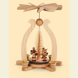 1 - tier pyramid  -  Angels musicians  -  29cm / 11 inch