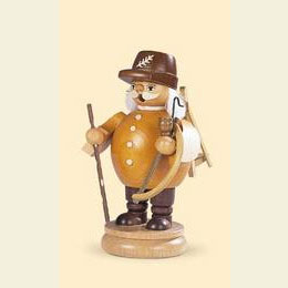 Räuchermännchen Waldarbeiter - braun - 18cm