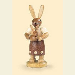 Easter bunny mother with child - 11cm / 4 inch