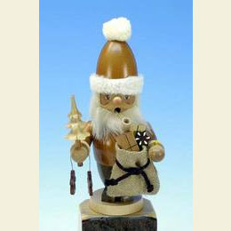 R�ucherm�nnchen Weihnachtsmann natur  -  21,0cm