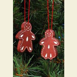Gingerbread man - 3,5 / 4,6cm - 12 pcs. / 1 x 2 inch