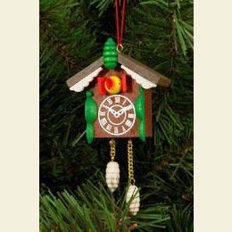 Cuckoo clock  -  5,7 / 8,8cm  -  12 pcs. / 2 x 3 inch