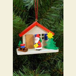 Santa Claus  -  7,0 / 5,0cm  -  12 pcs. / 3 x 2 inch
