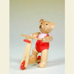 Teddyb�r auf Roller  -  7,0cm