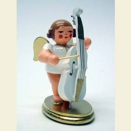 Angel white/gold with Bass - 6,0cm / 2 inch