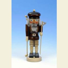 Nutcracker Golf player natural colors - 36,0cm / 14 inch