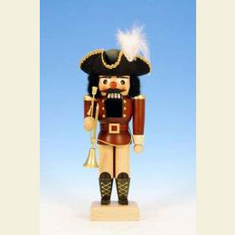 Nutcracker Trumpet player natural colors - 25,5cm / 10 inch