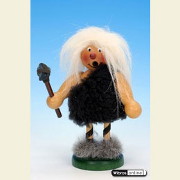 Smoker Rascal cave man  -  15cm / 6 inches