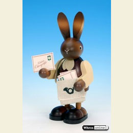 Hasenmann Brieftr�ger natur  -  22cm