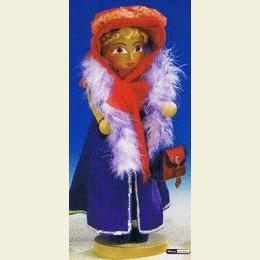Nutcracker Red Hat Granny  -  40cm / 16 inch