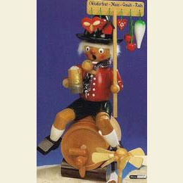 Smoker Beerkeg - Rider with music  -  25cm / 10 inch