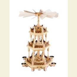 3 - st�ckige Pyramide  -  Zur Weihnacht  -  45cm