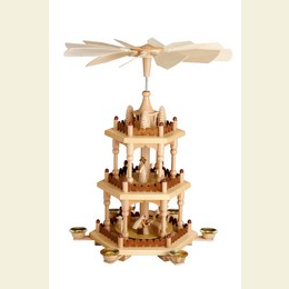 3 - tier pyramid  -  Merry Christmas  -  41cm / 16 inch