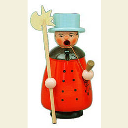 Smoker Nightwatchman - red - 12cm / 4.5 inches