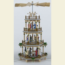 4 - stöckige Pyramide Christi Geburt - 45cm