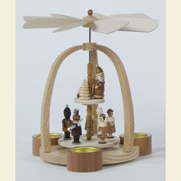 2 - stöckige Pyramide Teelichtpyramide Laternenkinder - 24cm
