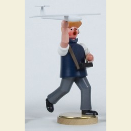 Räuchermännchen Flugmodell Sportler - 22cm
