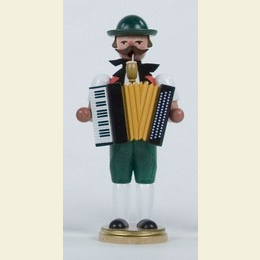 Räuchermännchen Harmonikaspieler - 21cm