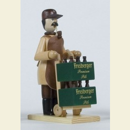 Räuchermännchen Getränkehändler - 20cm