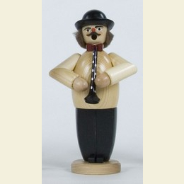 R�ucherm�nnchen Musikant mit Klarinette  -  20cm
