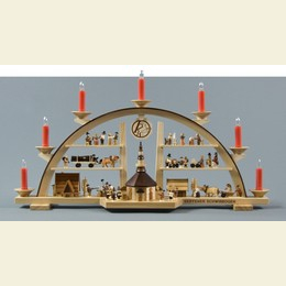 Candle Arch - Seiffen Church - 76 x 41cm / 30 x 16 inch
