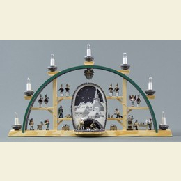 Candle Arch - Scenes from the German Erzgebirge - 72 x 41cm / 28 x 16 inch