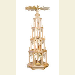 4 - tier christmas pyramid  -   Gothic  -  135cm / 53 inches