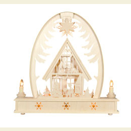 Seidel Arch Christmas house - 36cm x 37cm / 14 x 15 inches