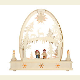 Seidel Arch Forest Scene - 36cm x 34cm / 14 x 13 inches
