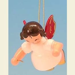 Angel conductor  -  Red Wings  -  floating  -  5,5cm / 2,1 inch