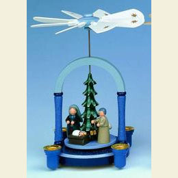 1 - tier Pyramid - Nativity - 23cm / 8 inch
