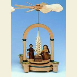 1 - tier Pyramid  -  Nativity  -  23cm / 8 inch