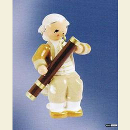 Musiker mit Fagott  -  sitzend  -  5cm