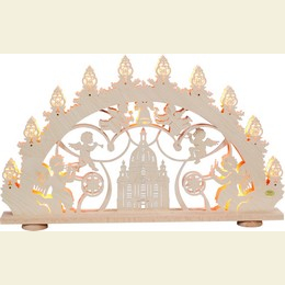 3D - Light - Arch - Angel Musicians - 66 x 40 x 6cm