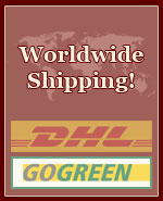 We ship worldwide with DHL