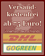 Versandkostenfrei ab 75 Euro innerhalb Deutschlands